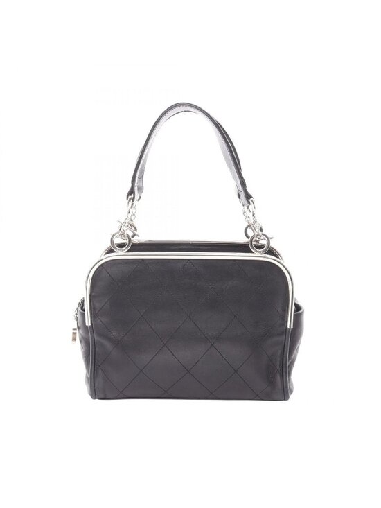 Chanel Handbags - Chanel Handbag Quilted Black Lambskin Coco Charm